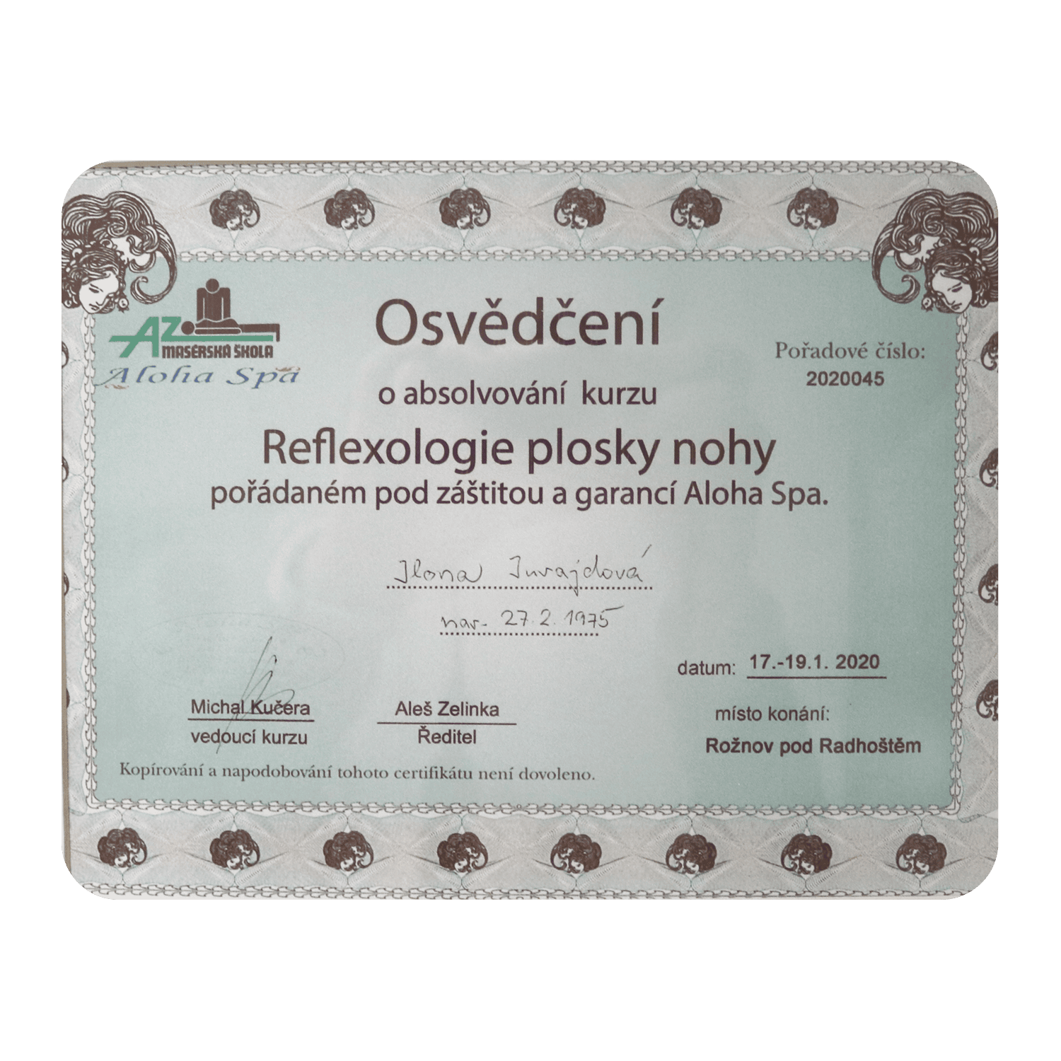 Reflexologie plosky nohy